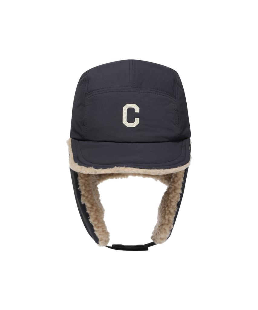 COVERNAT C-Logo Felt Applique Trooper Hat Navy