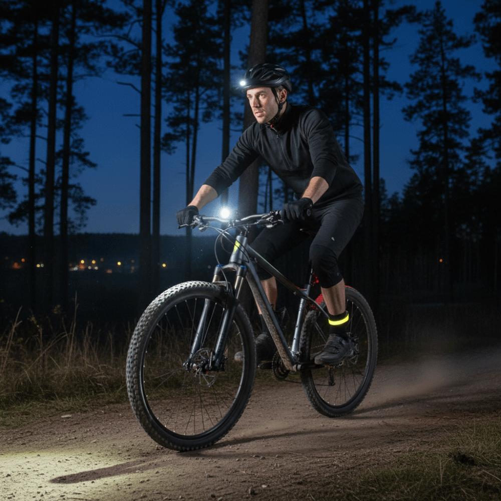 4PCS High Reflective Reflective Bike Trouser Clips  Reflective Riding Accessory