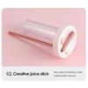 Juice Cup with Lid And Straw Portable Clear Large Capacity for Tea And Water
