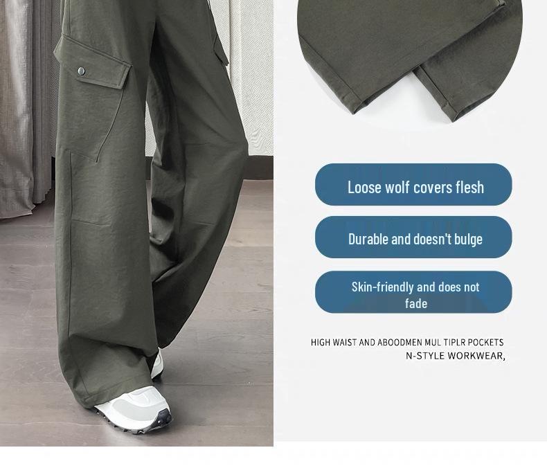 Autumn 2025 Women's American Work & Hiking Pants: Loose, Slimming, Casual Cool Style.