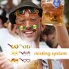 6 PCS Oktoberfest Funny Glasses Creative Glasses Decorative Paper Eyeglasses Party Decoration Supplies