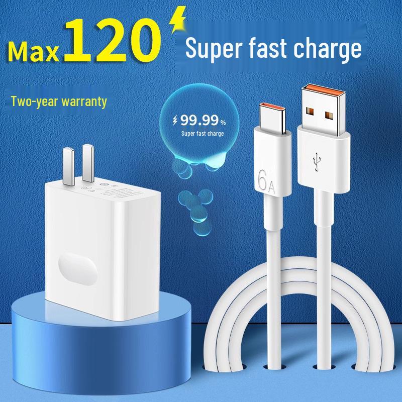 Compatible 120W Charger for Mate60pro50, Honor 40 with 66W Fast Charging Cable