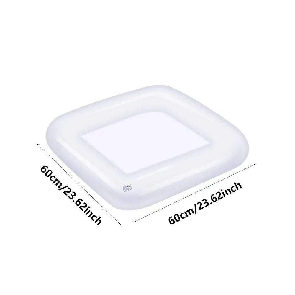 

Portable Swimming Air Pool Float Inflatable Beer Table Ice Bucket Serving Salad Bar Tray Food Water Sports Funny