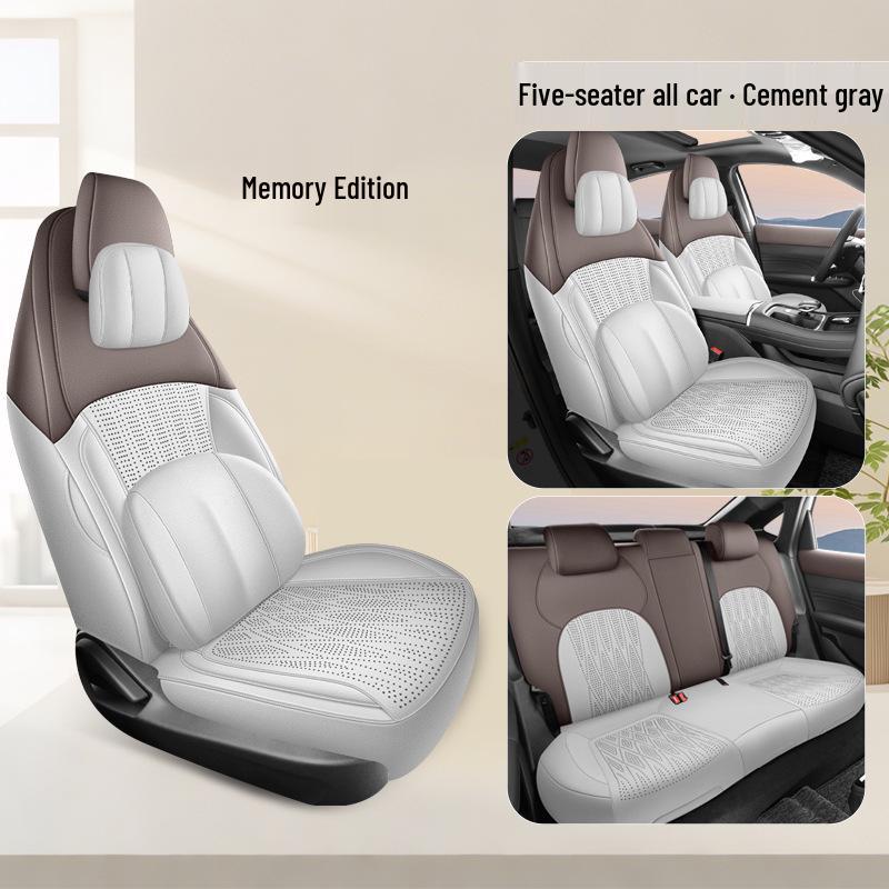 Perforerade Sadelöverdrag i Mocka för 4:e Generationens Changan Eado