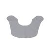 Haircut Neck Collar Soft Silicone Waterproof Hair Coloring Dyeing Neck Shawl Wrap for Barber