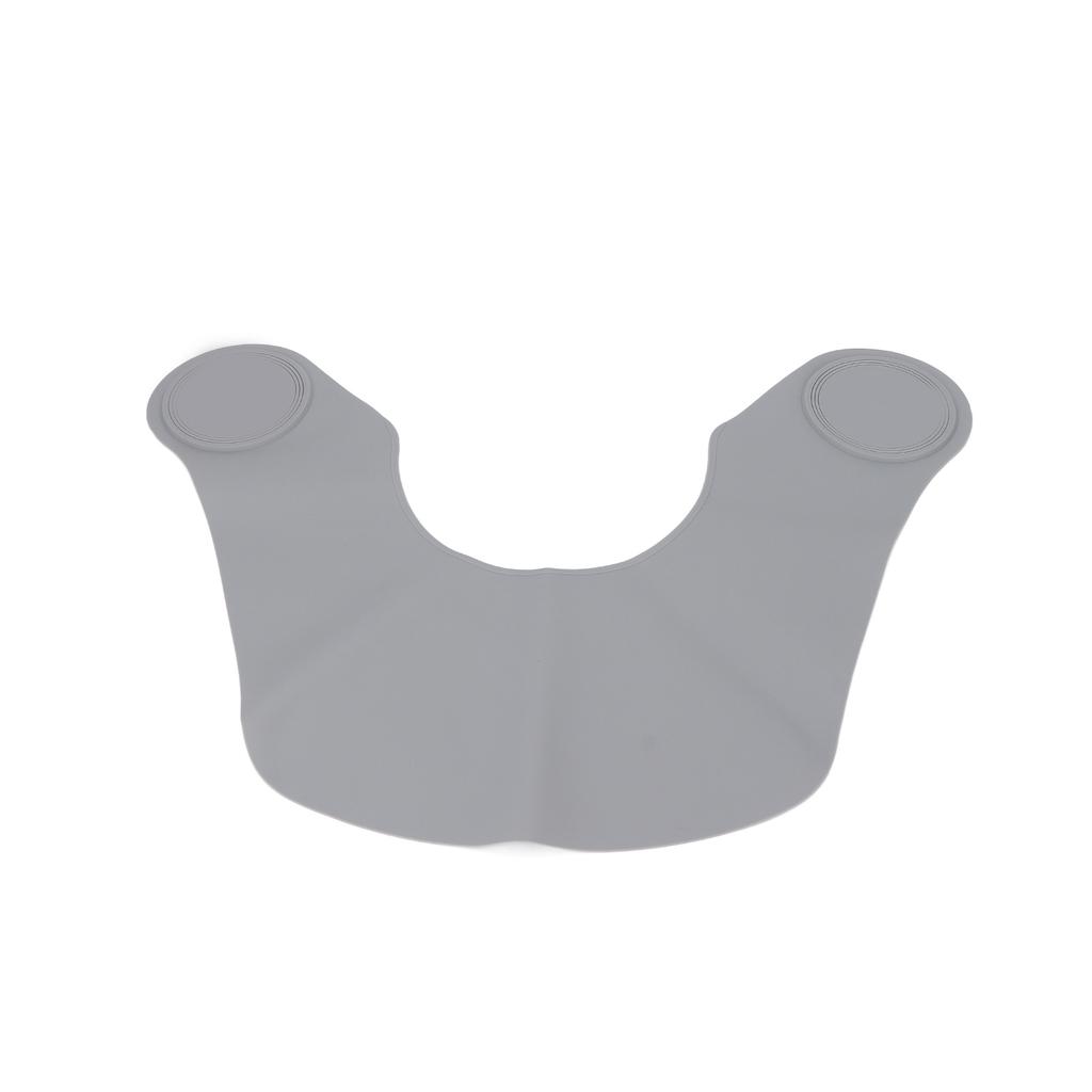 Haircut Neck Collar Soft Silicone Waterproof Hair Coloring Dyeing Neck Shawl Wrap for Barber