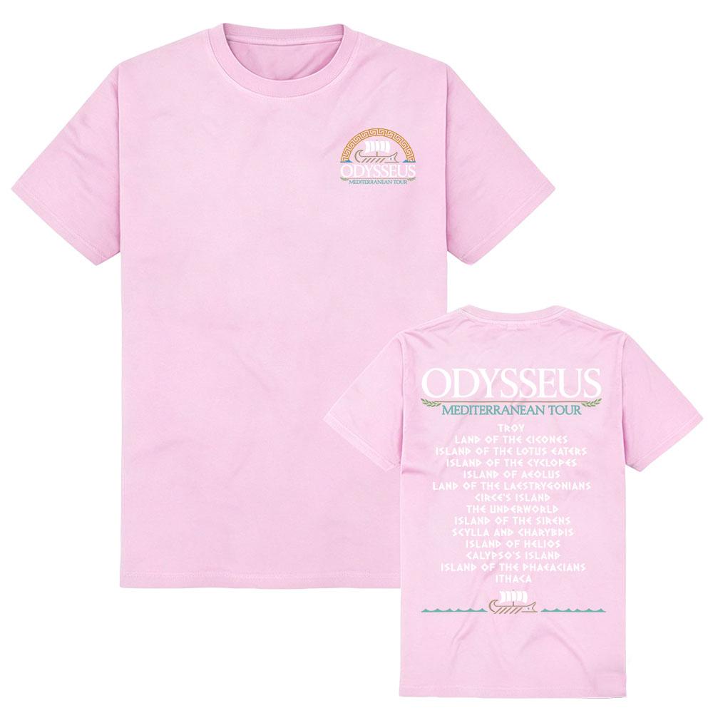 Odysseus The Odyssey T-shirt Unisex Streetwear Cotone Morbido Manica Corta T-shirt Donna Estiva Scollo a O Design Grafico Maglietta Merch