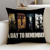 AA Day to RememberS Cushion Cover Breathable and skinfriendly linen pillowcase square removable and washable cushion