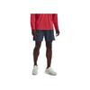 Under Armour High-Waist Solid Color Sports Shorts Men Bottoms Grey 1376508-044