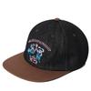 Witty Bunny Graphic Denim Ball Cap [Blue]