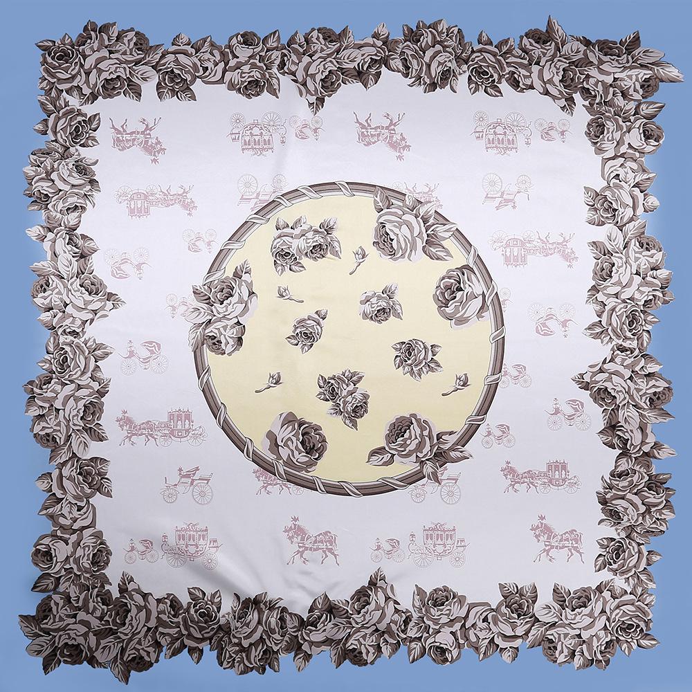 Høykvalitets luksuriøst silkeskjerf pannebånd Skjerf Halsskjerf For kvinner Kjede Silkeskjerf Dekorativt sjal for kvinner