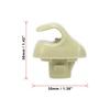 2pcs Car Plastic Sun Visor Hook Clip Bracket Retainer for Honda Civic 2000-2011