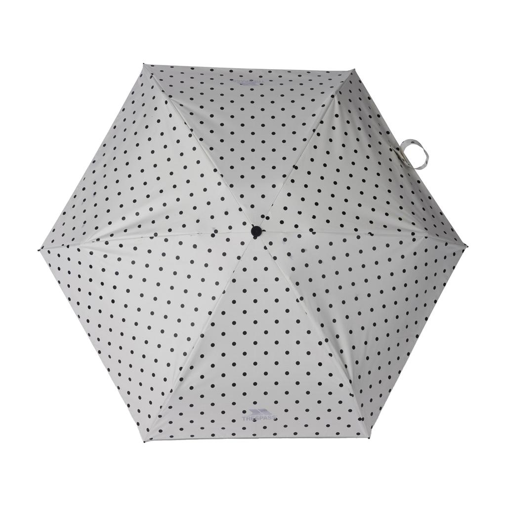 Trespass Dreep Polka Dot Folding Umbrella