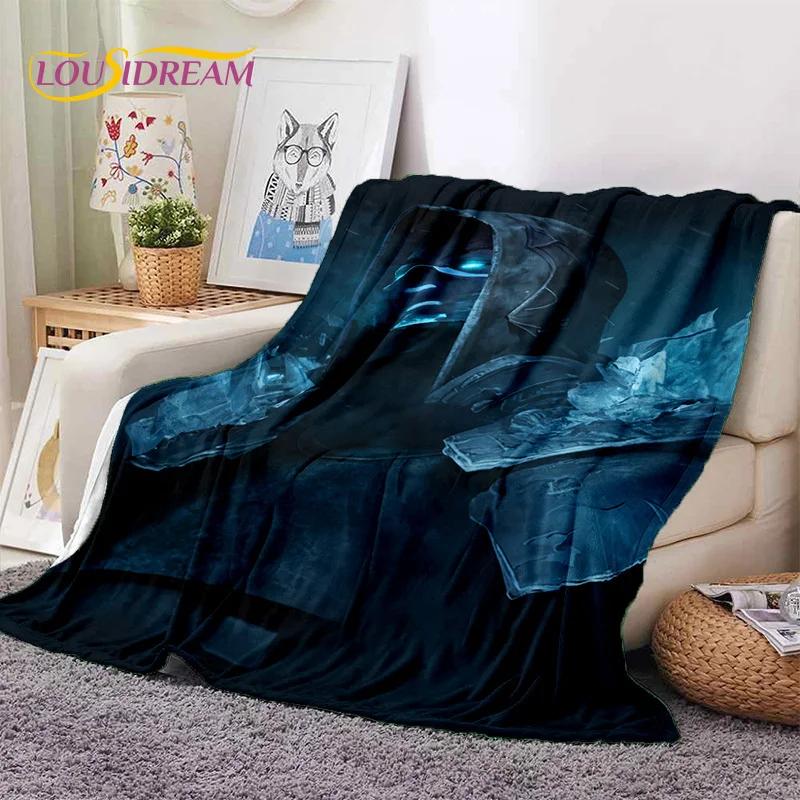 Diablo 3D Retro Game Gamer Zachte Flanellen Deken voor Bedden Slaapkamer Bank Picknick, Plaid Deken voor Afdekking Buiten Vrije Tijd Dutje Cadeau