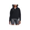 Under Armour Solid Color Logo Half-Zip Jacket Women Tops Black 1379492-001