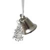Iron Christmas Bell with Ribbon Window Pendants Door Hanging Decoration  Shopping Mall