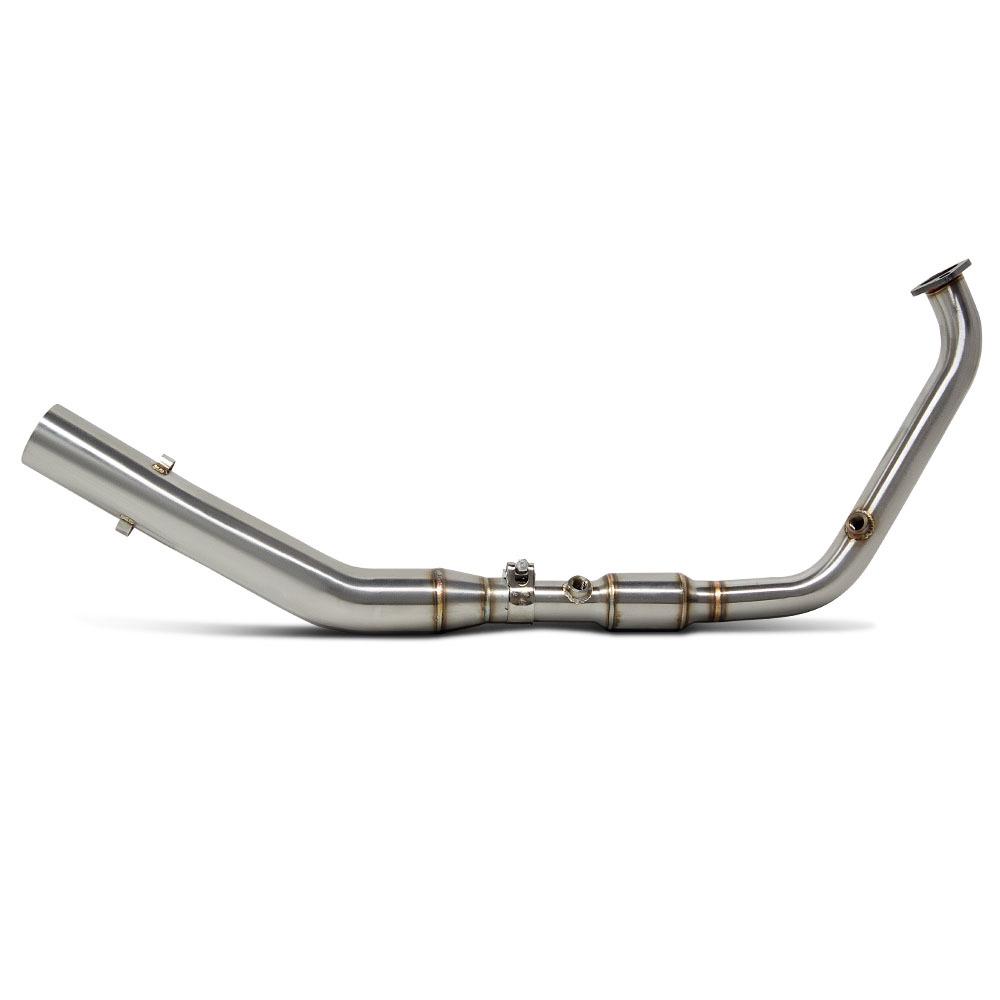 MT15/R15 4V Stainless Steel Front Exhaust Pipe with Dual Oxygen Sensor (2017-2024)