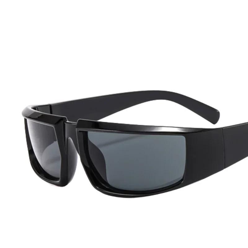 Y2K New Sports Sunglasses Women Punk Goggle Luxury  Designer Sun Glasses Men Silver Shades UV400 Eyewear Oculos De Sol