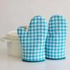 2025 New Style Anti Scalding High Temperature Resistance 100%linen Kitchen Oven Mitts Microwave Oven Gloves for Adult