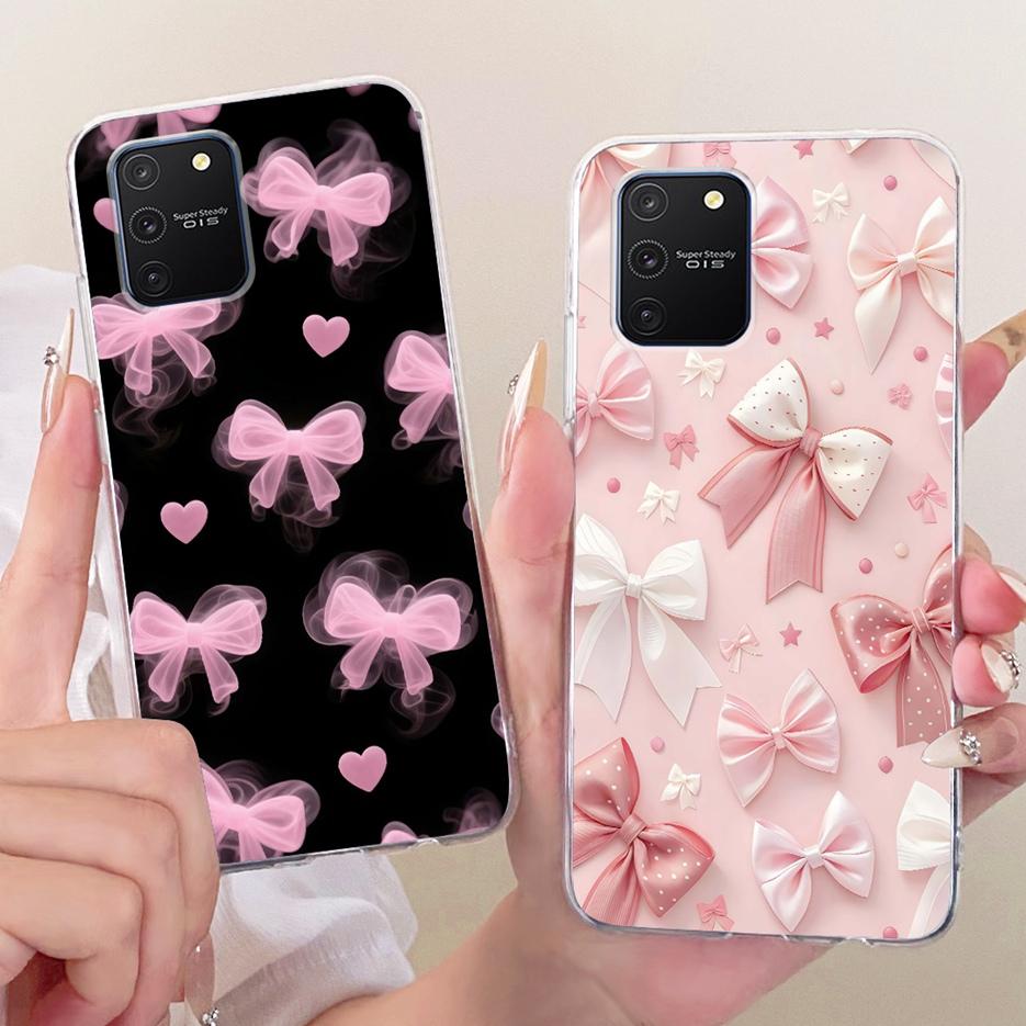 For Samsung Galaxy S10 Lite Case SM-G770F Luxury Butterfly Tree Painted Cover Soft Silicone Phone Case For Samsung S10 Lite Bags