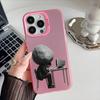 Pressure People Phone Case For iPhone 16 15 14 13 12 17 Pro Max Plus Multicolor Matte Silver-Plated Protective