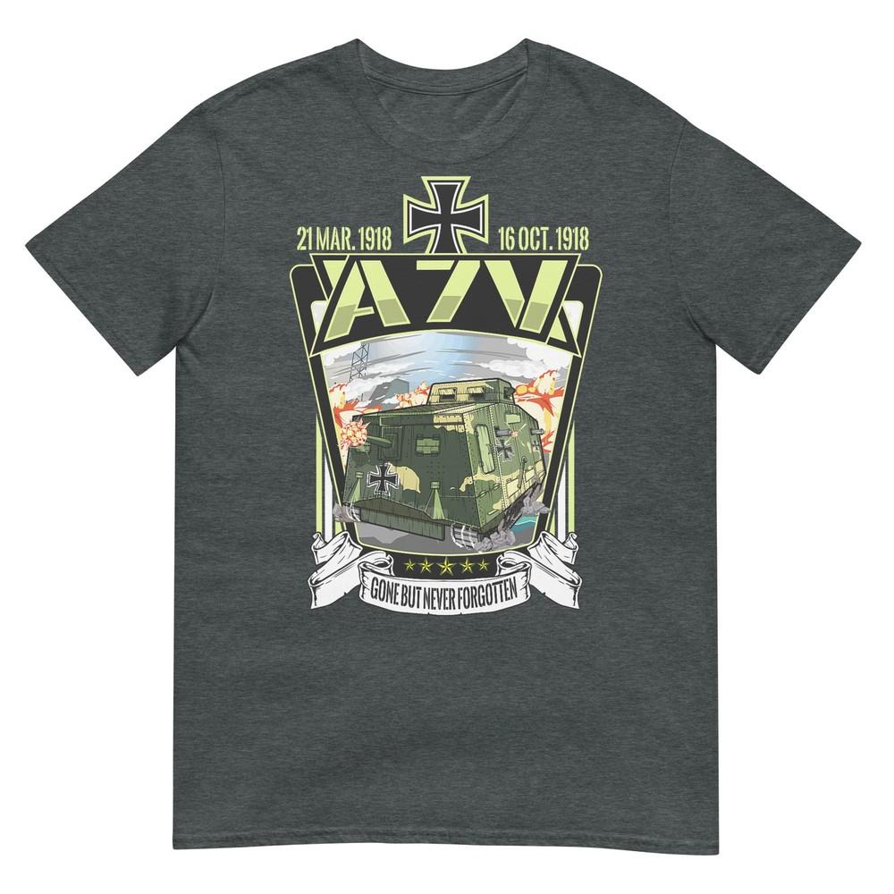 Ww1 World War Gerunisex Heavy A7v Tank Tshirt