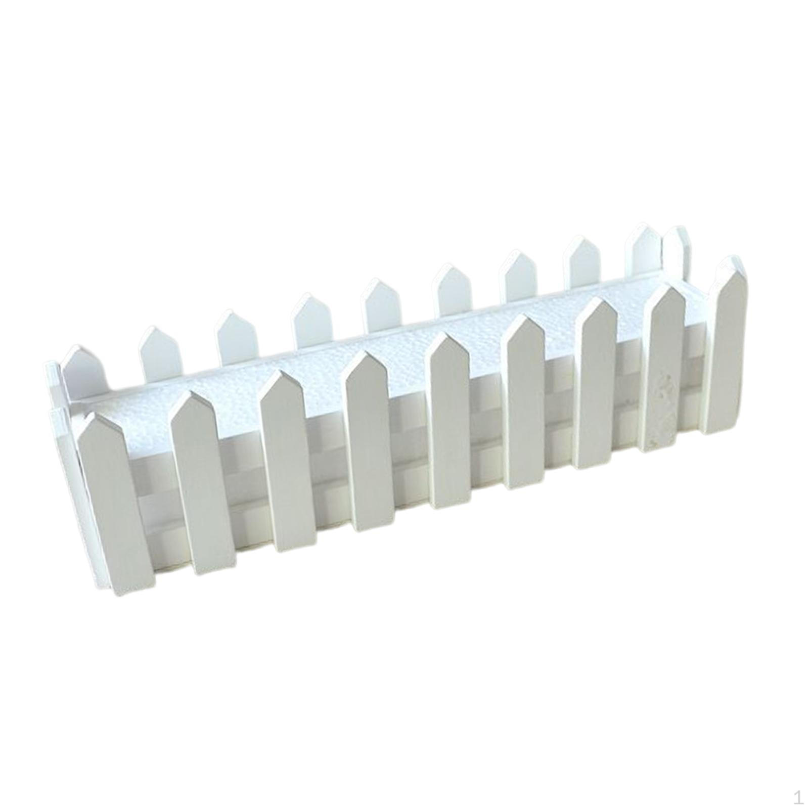 

Floral Foam Blocks with Wooden Fence DIY Flower Arrangement Decoration Flowerpot Flowers Vase 30cmx7.5cmx8cm