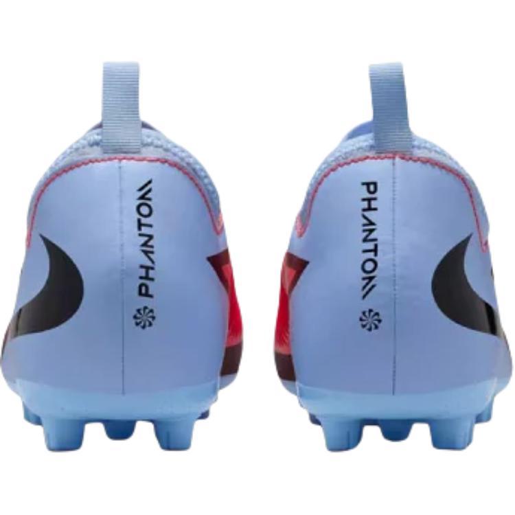 Nike Phantom 6 Synthetic Leather Low Top Kids' Soccer Shoes Blue Red Teenagers HQ2046-400
