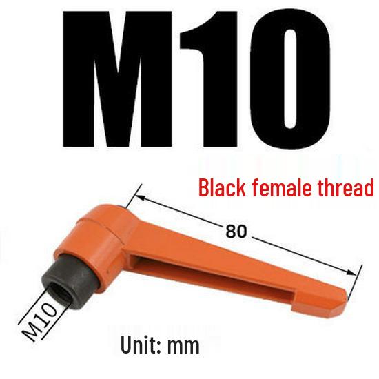 Adjustable Ratchet Handle L-Shaped Wrench with M5/M10/M16 Set Screw 7-Shaped Quick Lock Bolt