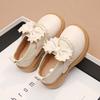 British Style Bowknot Girls Princess Leather Shoes Soft Sole Performance Flats