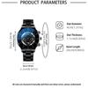 4 Stück/Set Mode Herrenuhr Legierungsarmband Quarz Herrenuhr Business Casual Herrenuhr Set