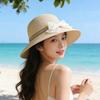 Straw hat women's summer seaside sunshade sunscreen hat big brim new sun hat
