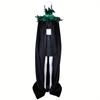 Halloween Shawl Velvet Fabric Demon Angel Costume Cloak Easy Strap Faux Feather Collar Halloween Cosplay Cloak