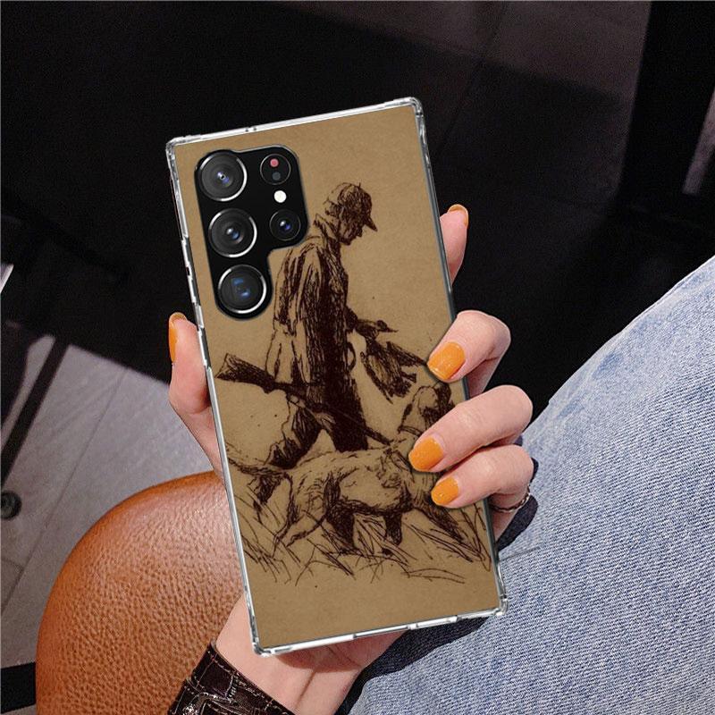 Hunter Dog Hunting Phnoe Case for Samsung Galaxy S26 S25 Edge S23 S24 Ultra S22 Plus S21 S20 FE Unique Cover Soft Coque Galaxy S