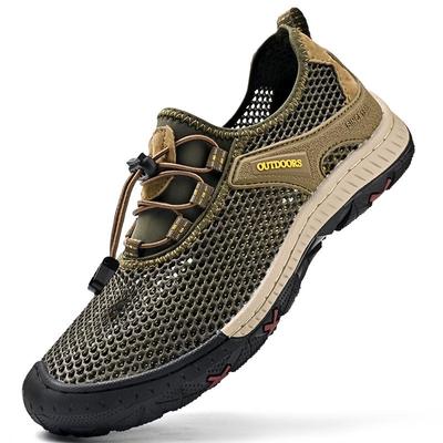 Summer Breathable Outdoor Casual Shoes Men Sneakers Antiskid Slip On Walking Shoes Moccasins Man Shoes