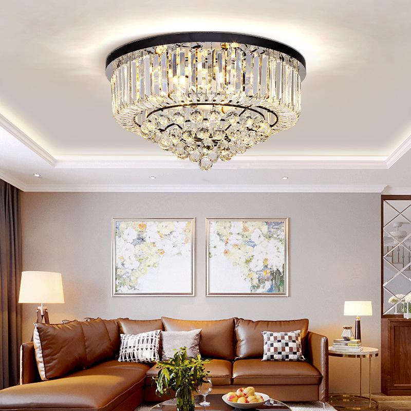 Modern Led Ceiling Lights Fixtures K9 Crystal Lamp For Living Room Bedroom Kitchen Lamparas Ceiling Corridor Light Luminaire