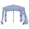 VEVOR Beach Cabana, 1.83 x 1.83 m Beach Canopy with Side Wall, UPF 50+ Protection Easy Setup Cabana Tent with Sand Pockets