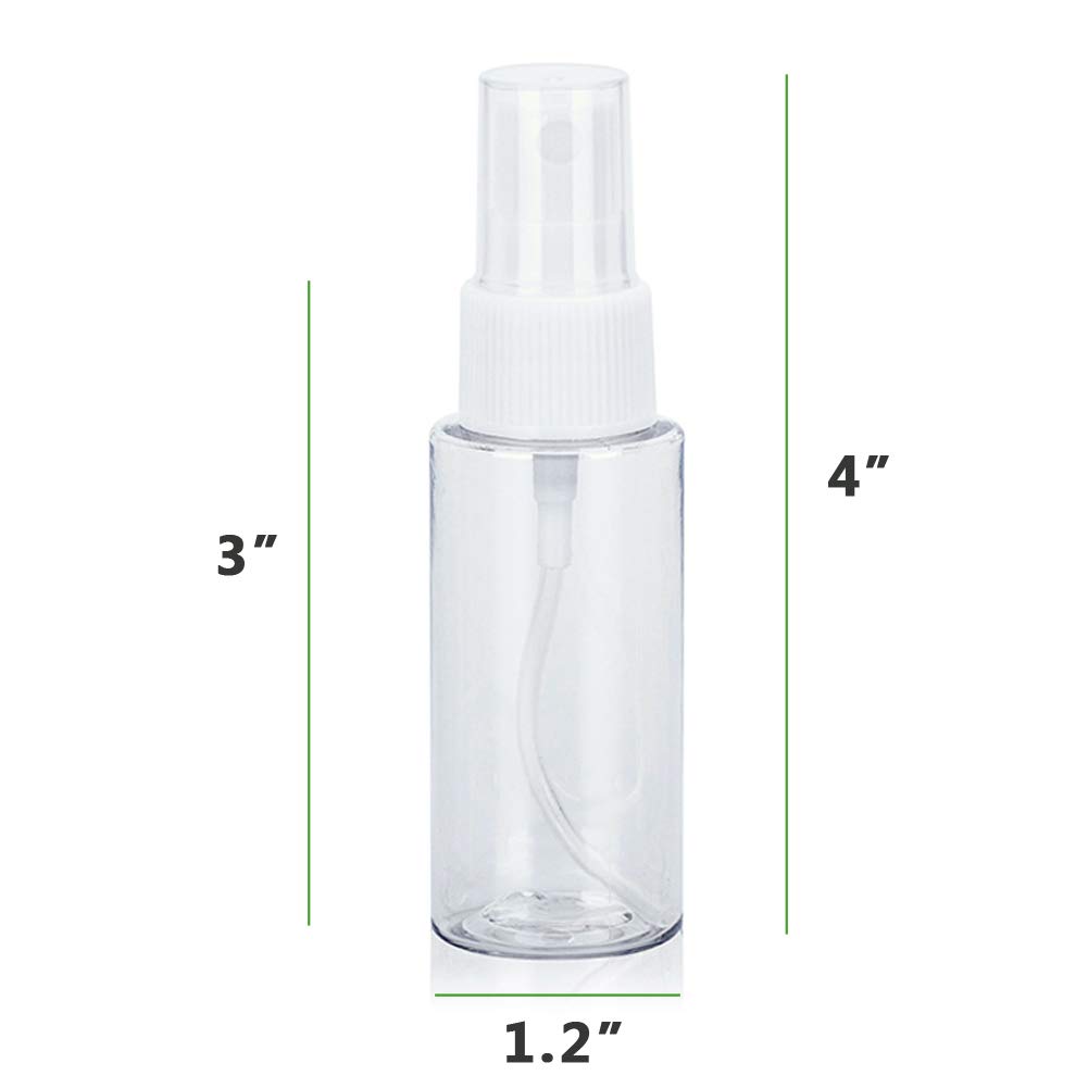 Spray Bottle, Cosmetic Spray Bottle, Fine Bottle, Spray Pump Bottles, Travel Bottle Set (30ml, 4 Pack)