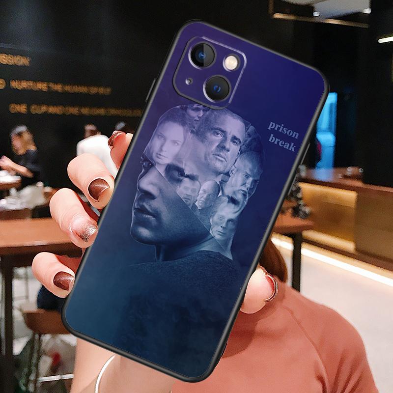 Prison Break TV Show Phone Case For iPhone 16 Pro Max 15 14 12 11 13 Pro Max Plus 12 13 Mini XR 16e Funda Silione Cover