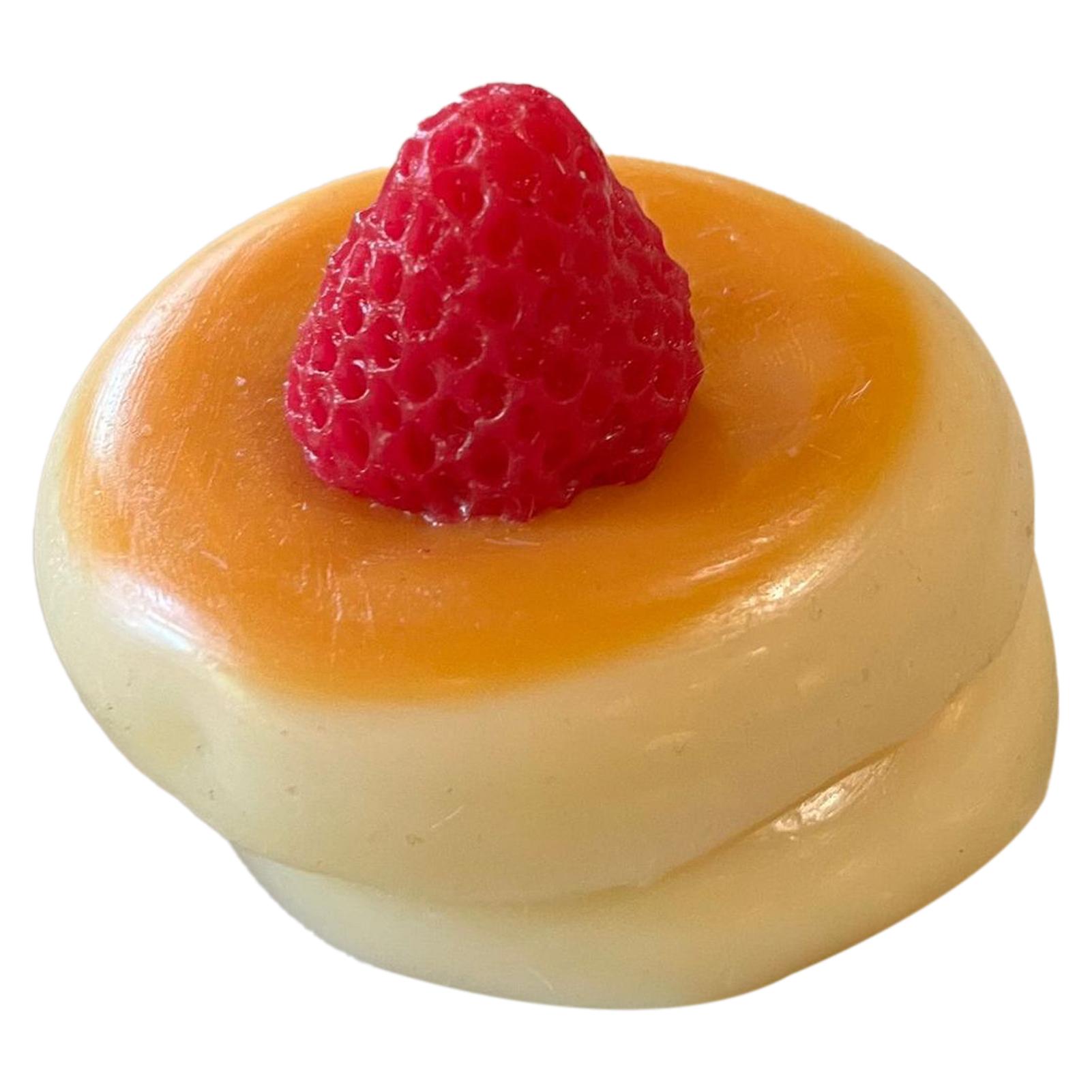 

Taba Squishies Stress Relief Strawberry/Blueberry Soufflé Toy Slow-Rising Simulated Bread Ball Sensory Toy суничний