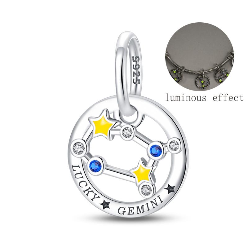 Copper Cross Birthday Stone Silicon Stop Charms Bead Dolphin Horseshoe Pendant For Original Bracelet Women Jewelry