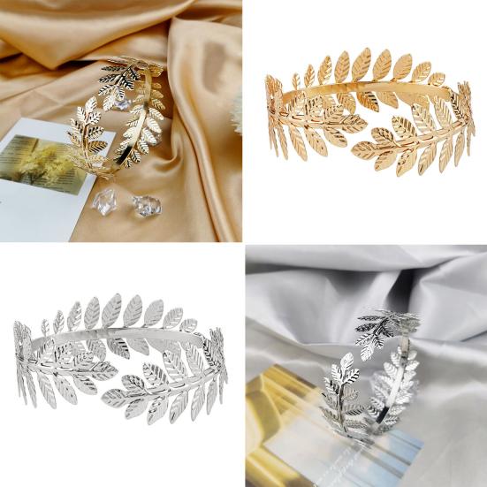Hands Bracelet Fine Workmanship Minimalistic Adjustable Opening Stylish Long Lifespan Christmas Gift Alloy Roman Bride Leaves Armband Bracelet