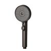 Bathroom Round 3+2 Mode High Pressure Black Hand Held Shower Head with on Off Switch for Water Saving