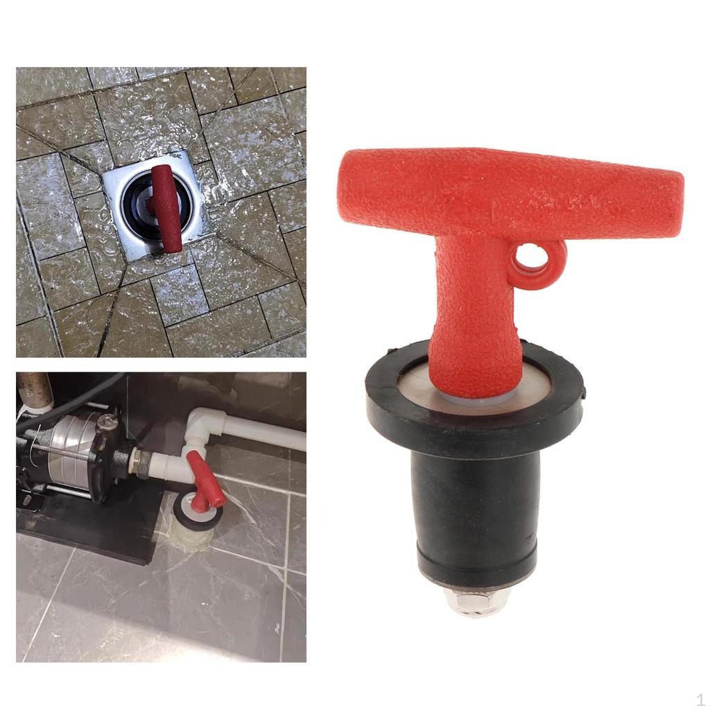 Tapón de drenaje de compresión para barco, manija en T, tubería, plomería, tapón de drenaje, expansión de goma
