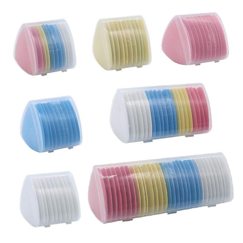 Advanced Tailor's Chalk: 4 Vibrant Colors in a Clear Plastic Box for Clothing Design and Marking