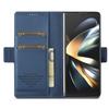 LC.IMEEKE L1 For Samsung Galaxy Z Fold4 5G Stand Case Texture PU Leather Wallet Phone Cover