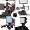 Standard 1/4 Doppelschicht-Verriegelungs-Blitzschuh-Umwandlungsschraube für DSLR-Kameras