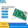 Three-in-One CO2, Formaldehyde, VOC Gas Sensor for Environmental Monitoring