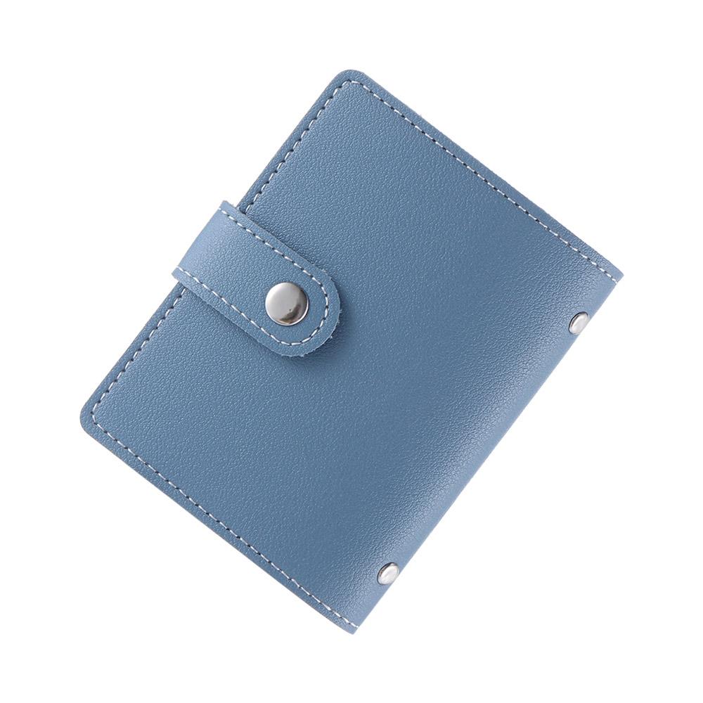 PU Leather Candy Color Wallet 26 Card Slots Credit Card Holder Multi-function Cute Cards Holder Wallet For Cards Cardholder