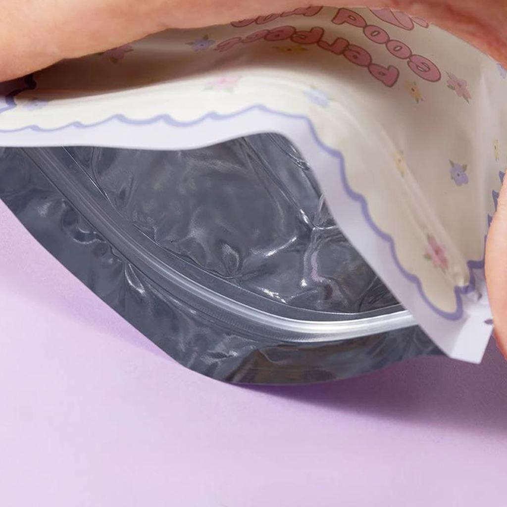 20Pcs Cute Fairy Bear Bow Matte Ziplock Bag Girl Gifts Kpop Photocard Packaging Homemade Blind Bag Material Girls Desk Organizer